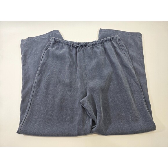 ALK Women's M Soft Surroundings Stretch Waist Wide Leg Lightweight Pants Slacks - Picture 2 of 7